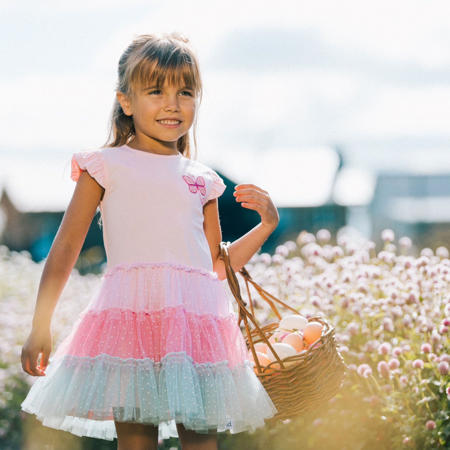 Robe avec tulle E30E91-000 - Multi - 12 à 24 mois et 2 à 6 ans