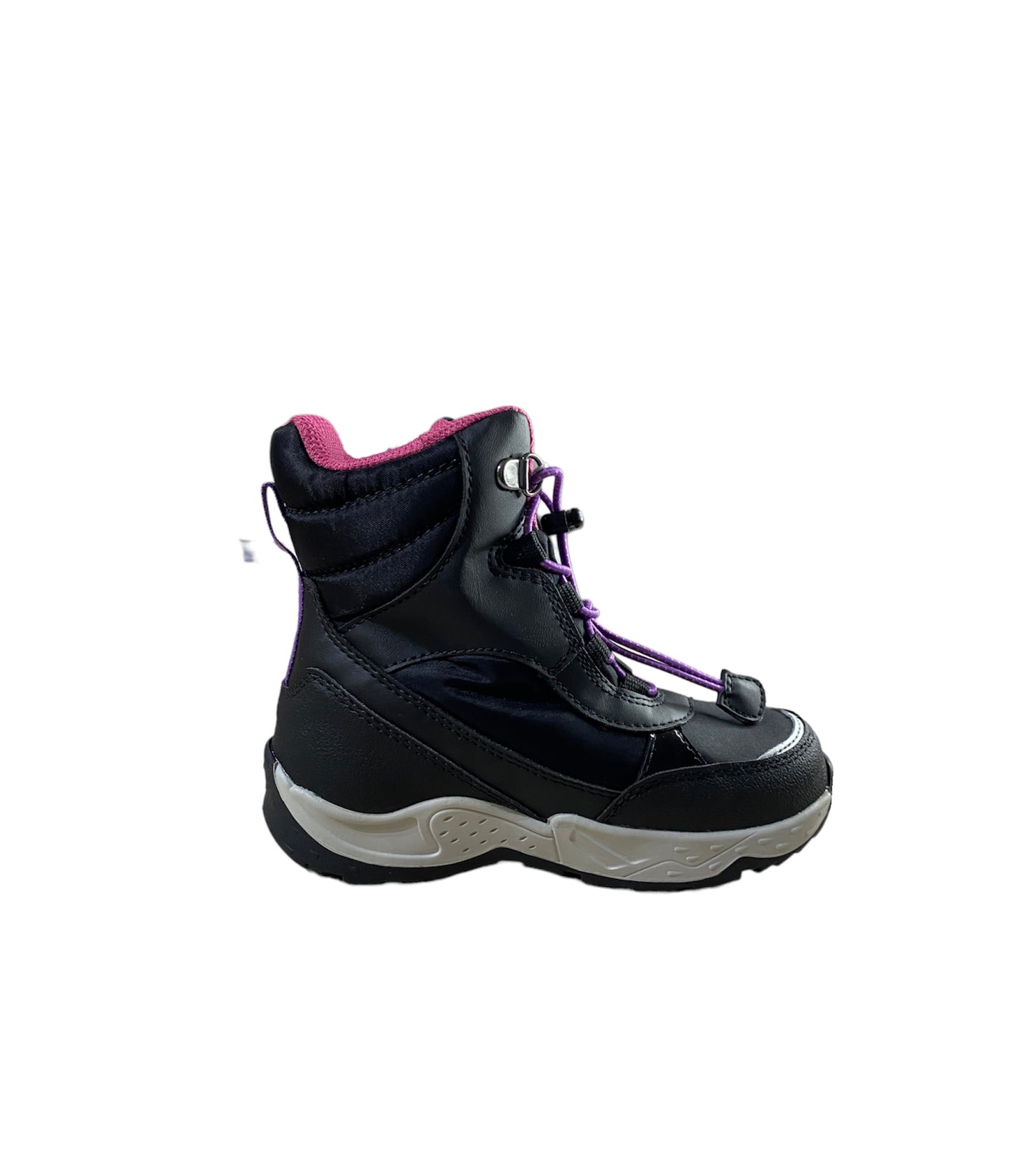 Bottes SENTIERO - Noir/Fuchsia - 10 1/2 Enfant à 3 Junior