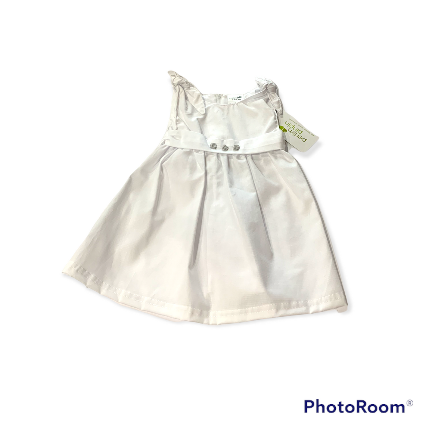 Robe de Baptême sans manche - 6 à 18 mois