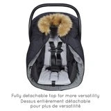 Housse élastique pour siège d'auto Hiver - CCVH21B - GRIS