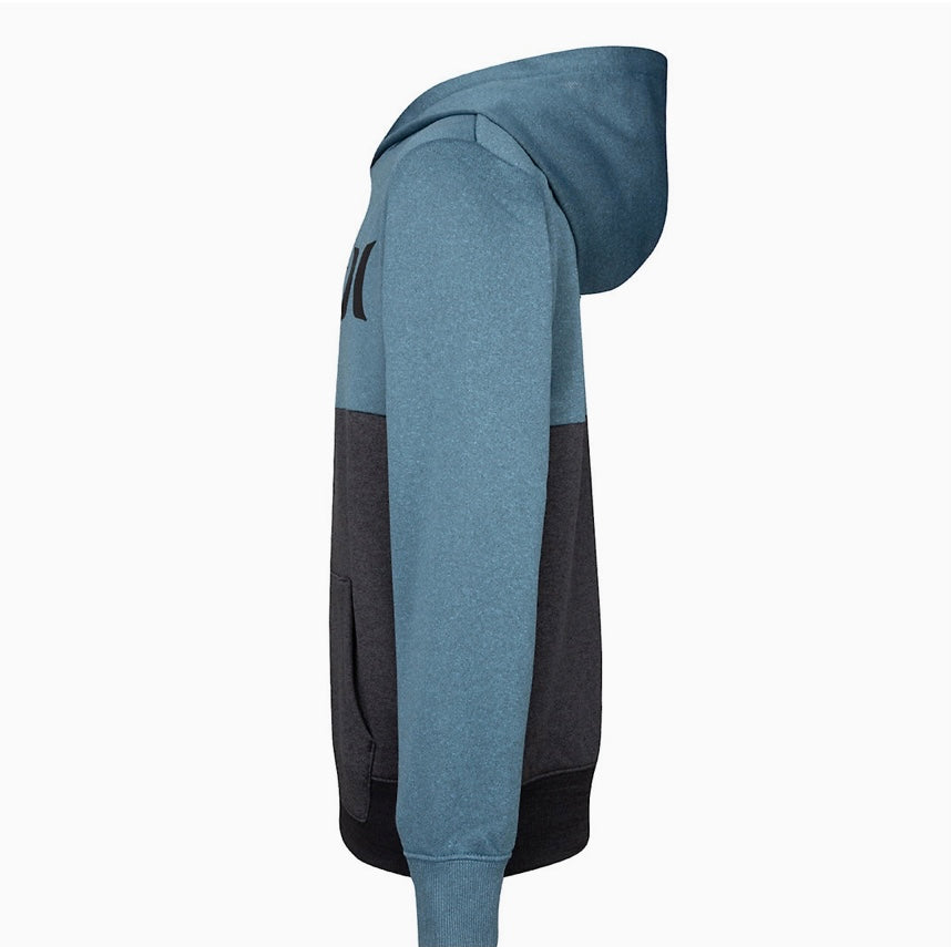 Hoodie en Dry-Fit Bleu/Gris - 8-15 ans