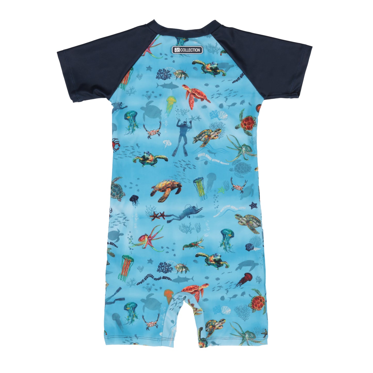 Maillot de bain 1 pièce - Rivière bleue- S22S339 - 6 à 24 mois