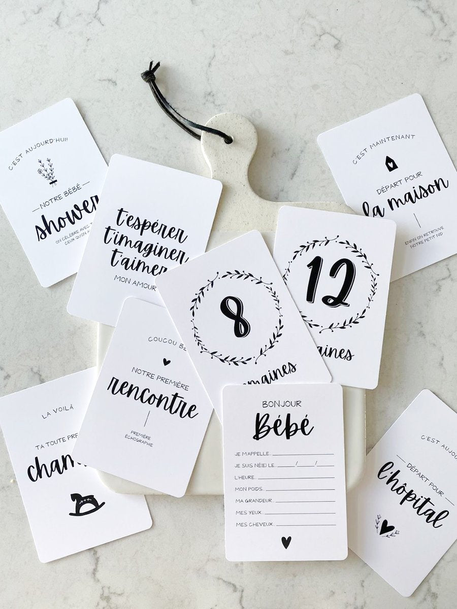 Coffret Maternité à photographier - Feuillage