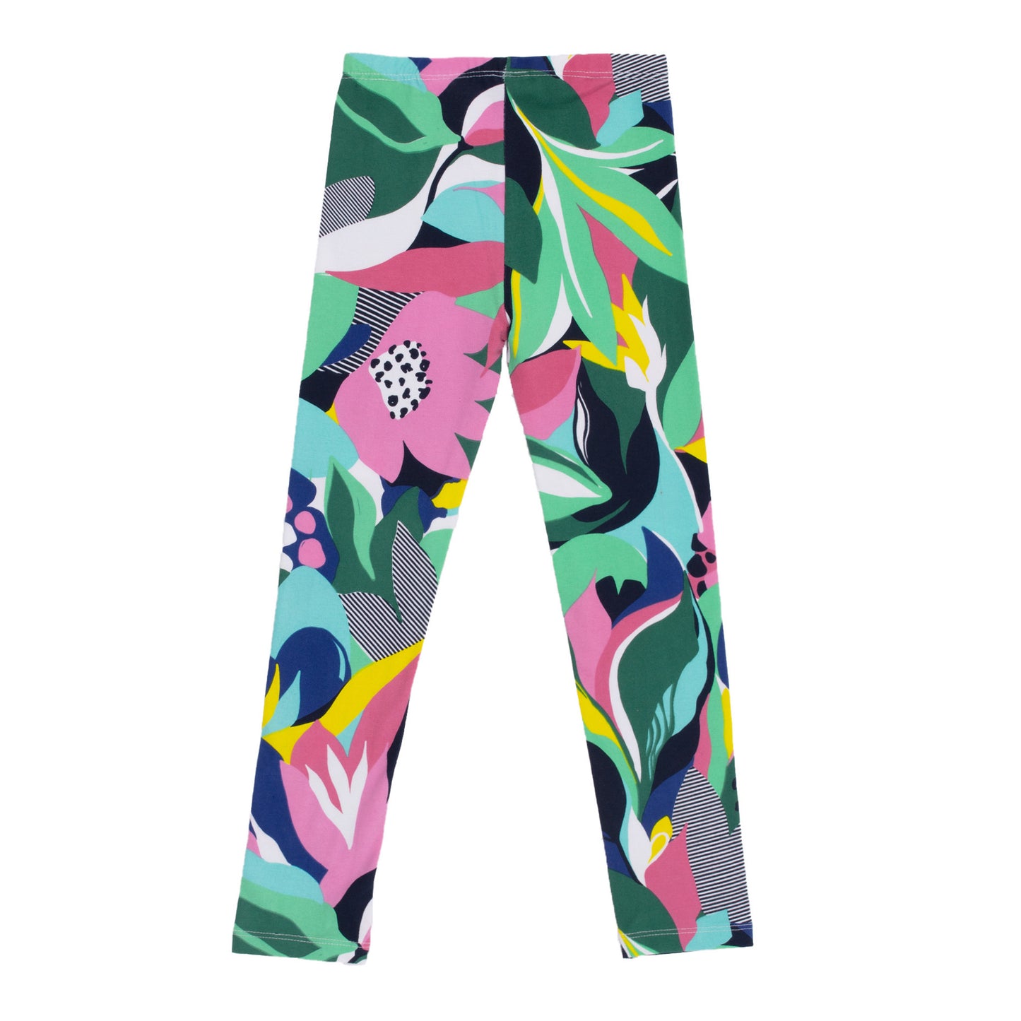 Legging long - plage tropicale - S2106-13 - 2 à 12 ans