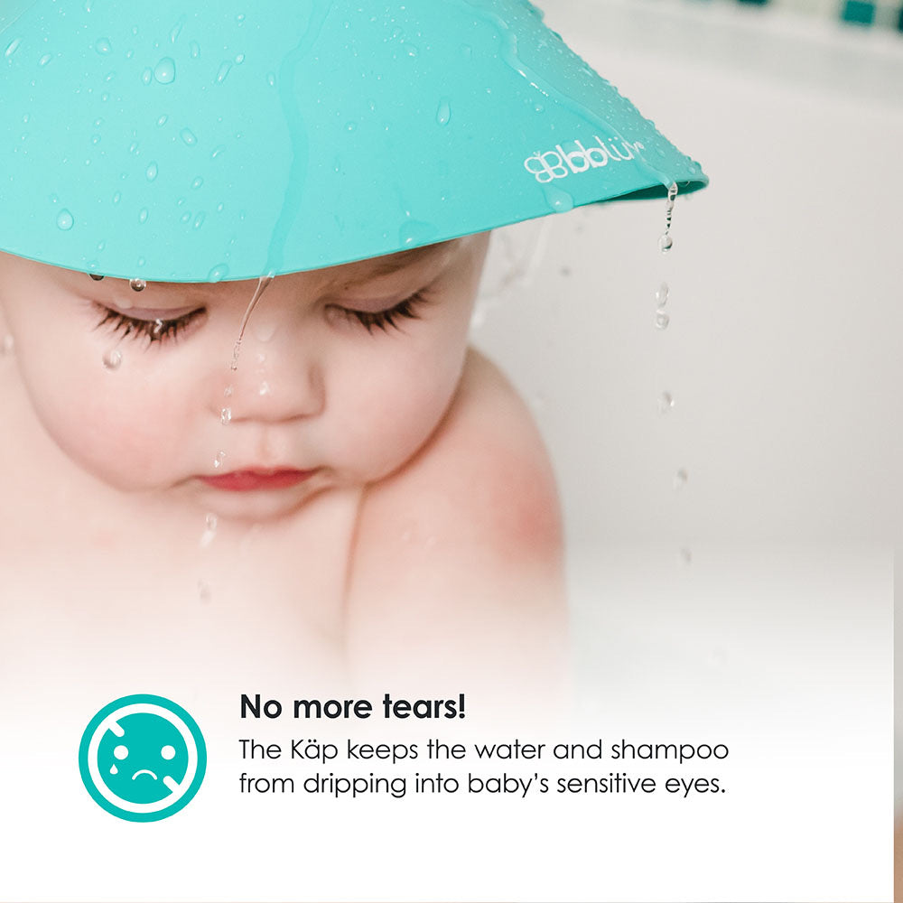 Käp - Visière pare-shampoing en silicone - Turquoise