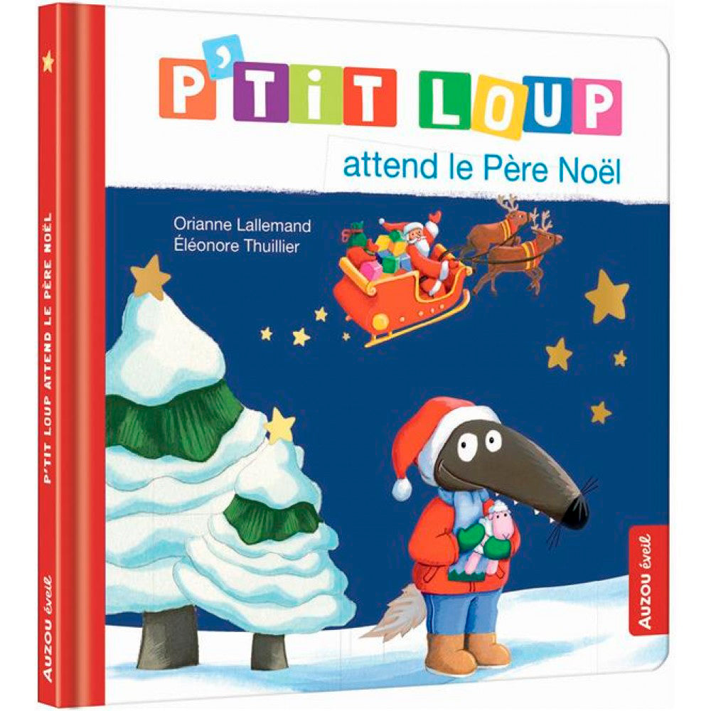 P'tit loup attend le Père-Noël