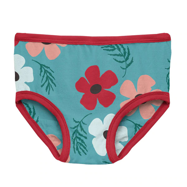 Sous-vêtement de bambou - Fleurs des glaciers