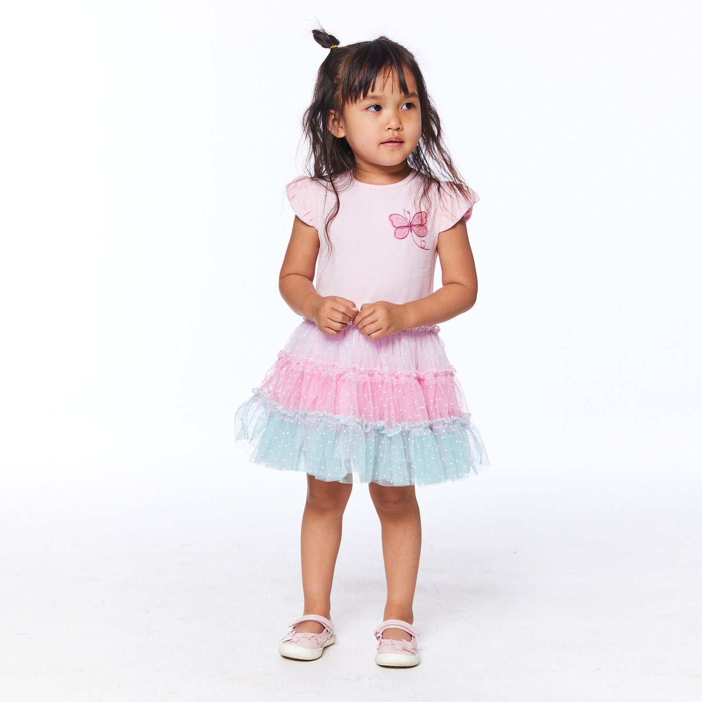 Robe avec tulle E30E91-000 - Multi - 12 à 24 mois et 2 à 6 ans