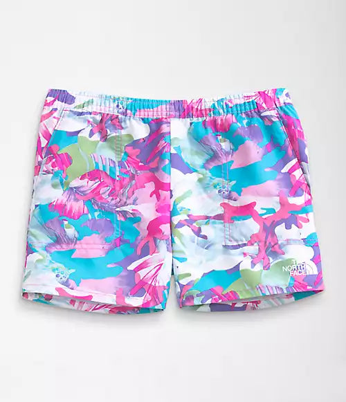 Short de course - Fille- Imprimé tropical - 5 à 14/16 ans