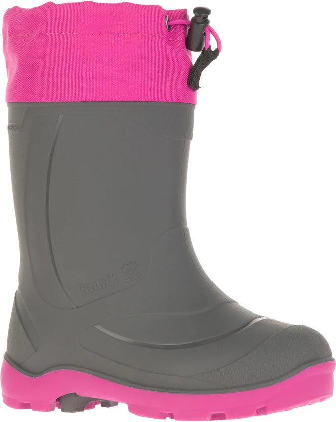 de Bottes de pluie doublée pour ENFANTS - Snobuster 1 - Gris/Rose - 8E à 6 J