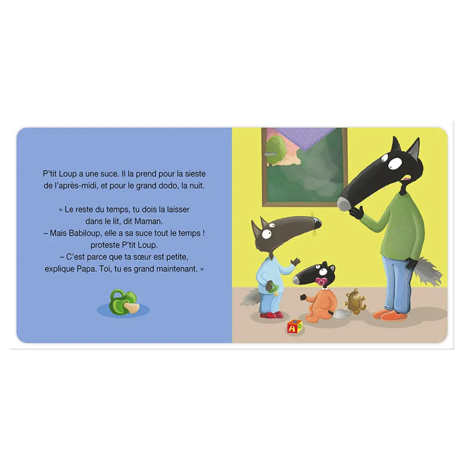 Livre - P'tit Loup veut sa suce