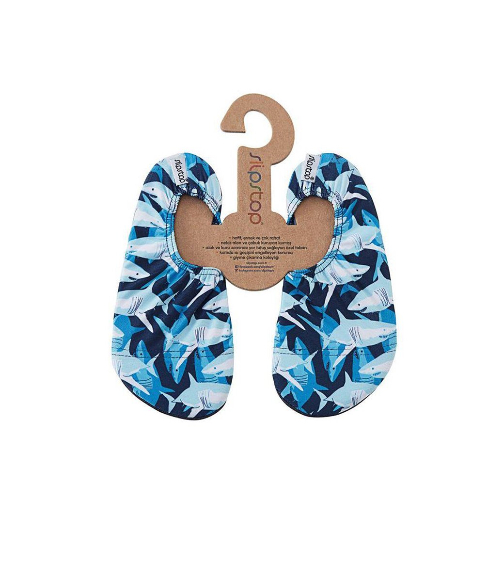 Chausson SLIPSTOP - Requins Bleu - Pirouette & Cie