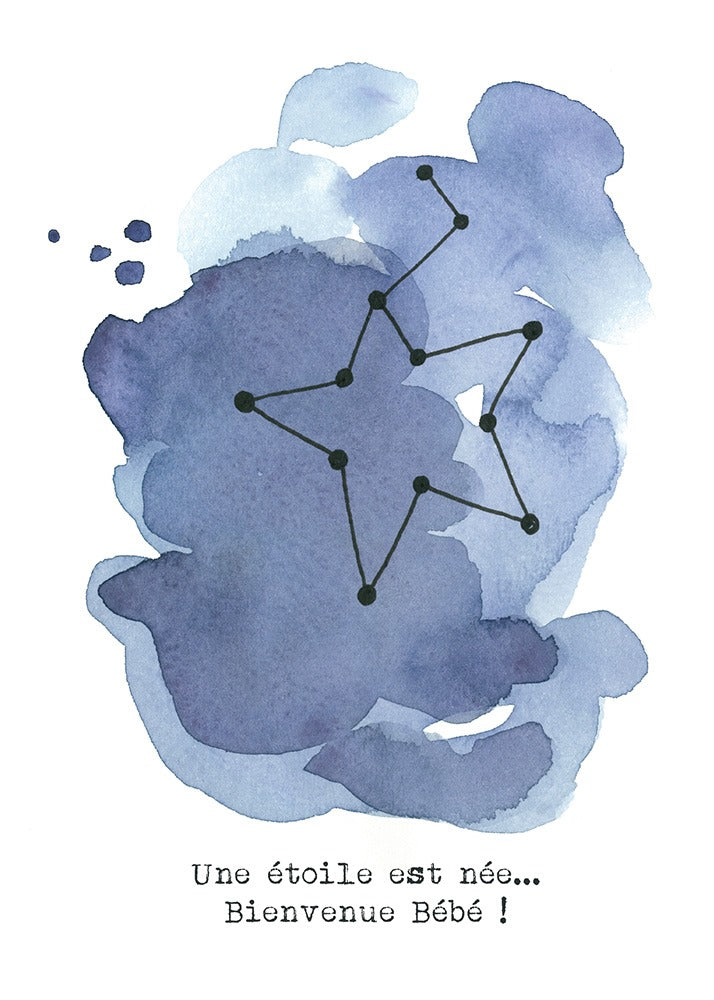 Carte avec illustration à l'aquarelle - Stella_3