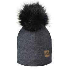 Tuque avec pompon 3 saisons - Gris 6 ans à adulte