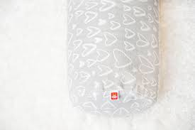 Coussin d’allaitement régulier - Coeur gris