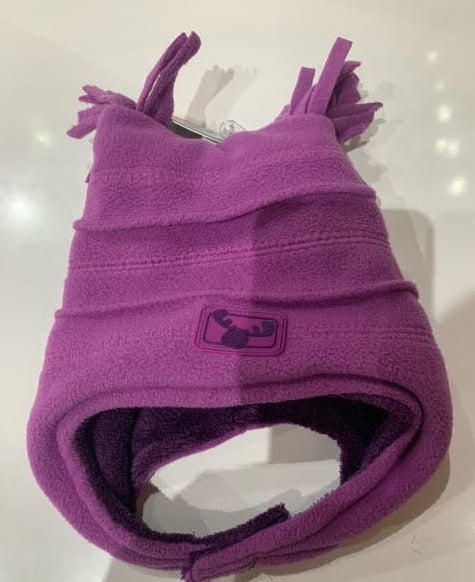 Tuque à 4 pointes en polar doublé - Mauve - 3 à 18 mois