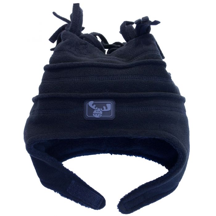 Tuque à 4 pointes en polar doublé - Marine - 3 à 18 mois