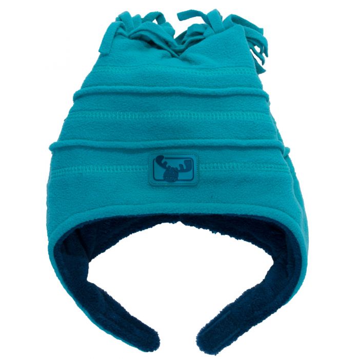 Tuque à 4 pointes en polar - Turquoise