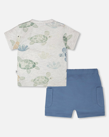 Ensemble chandail et Short - H30D13_3H060 - 3 à 24 mois