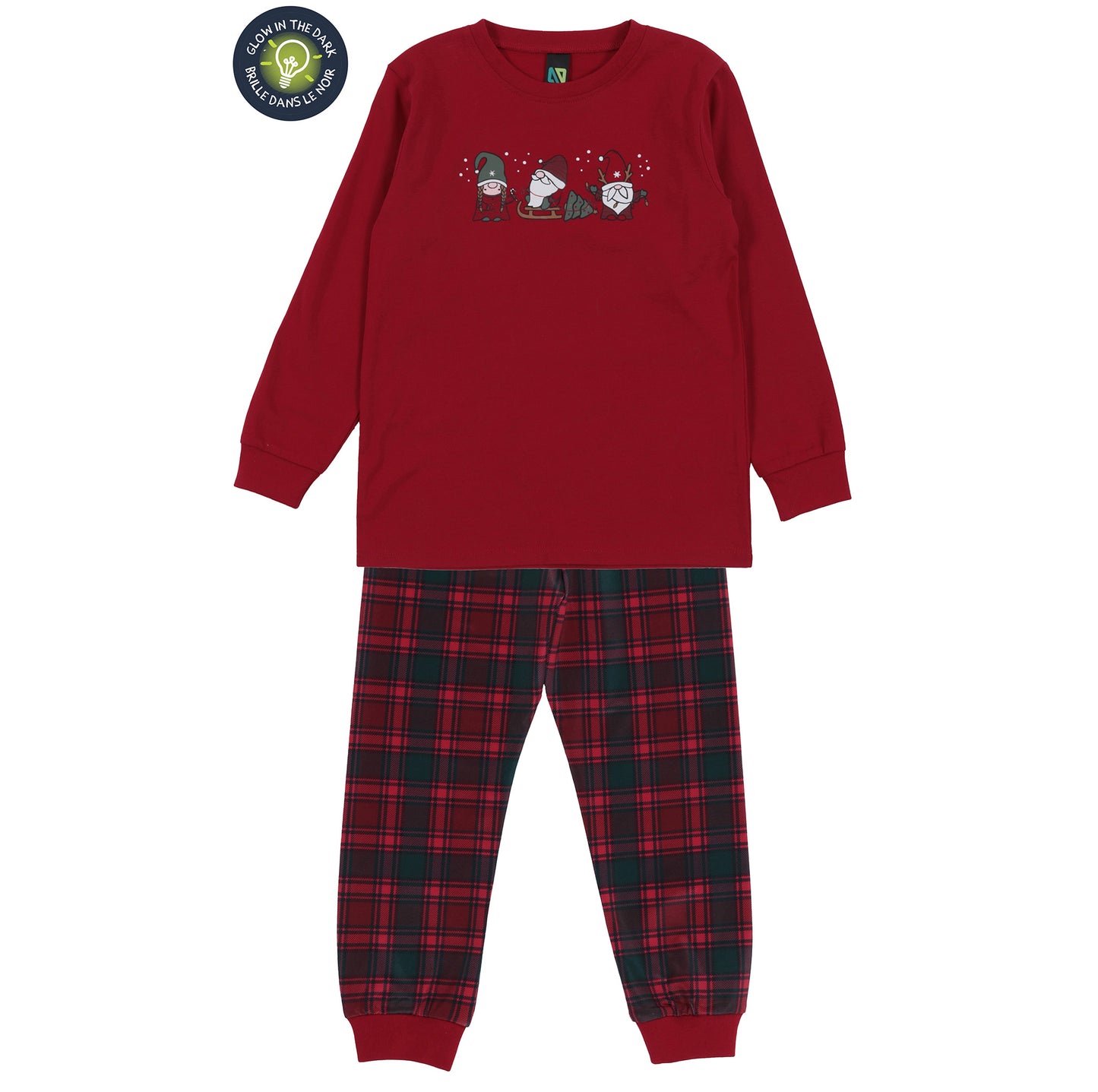 Pyjama deux pièces- Collection des fêtes - F25P15 - 2 à 14 ans