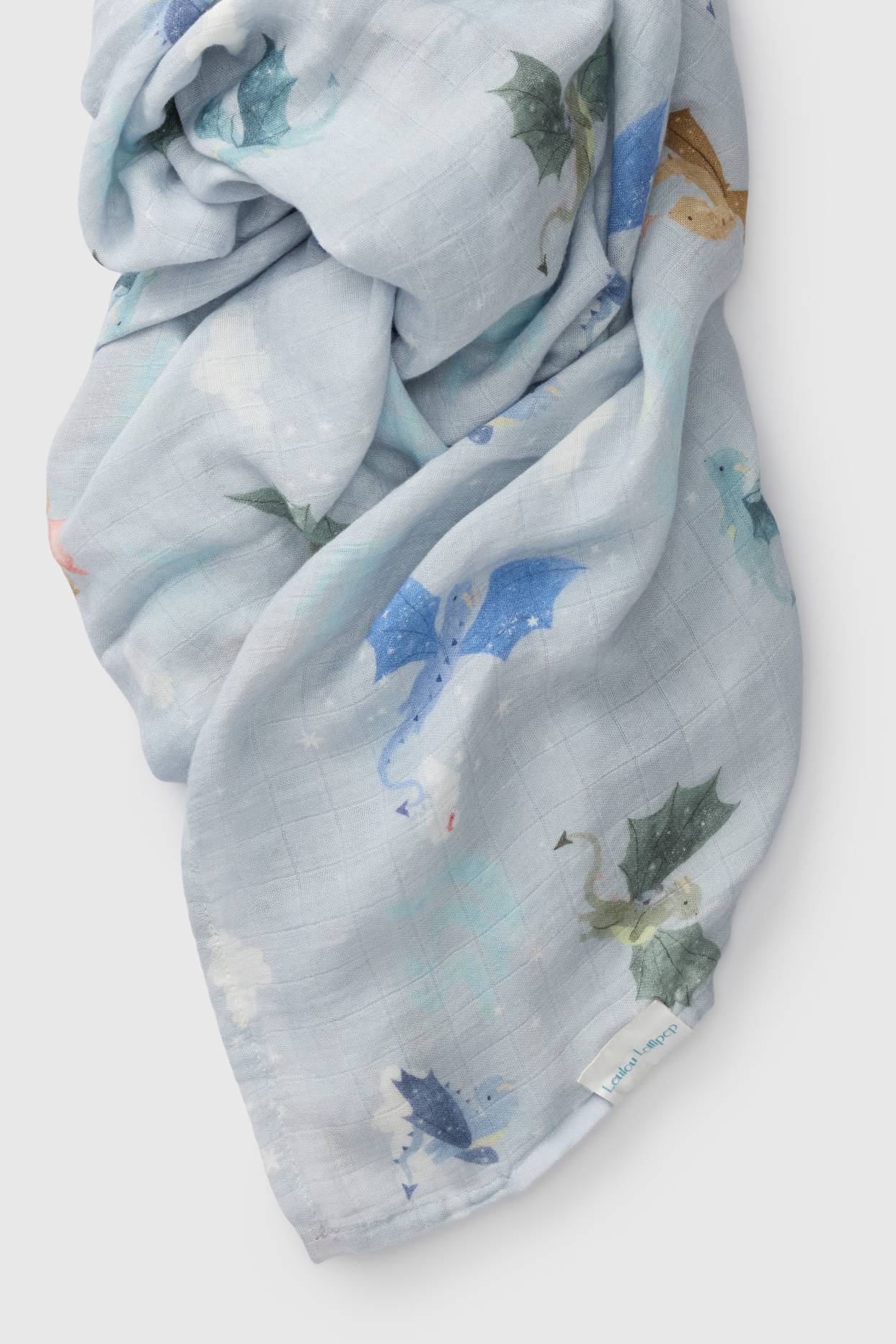 Couverture de mousseline de bambou - Dragons magiques