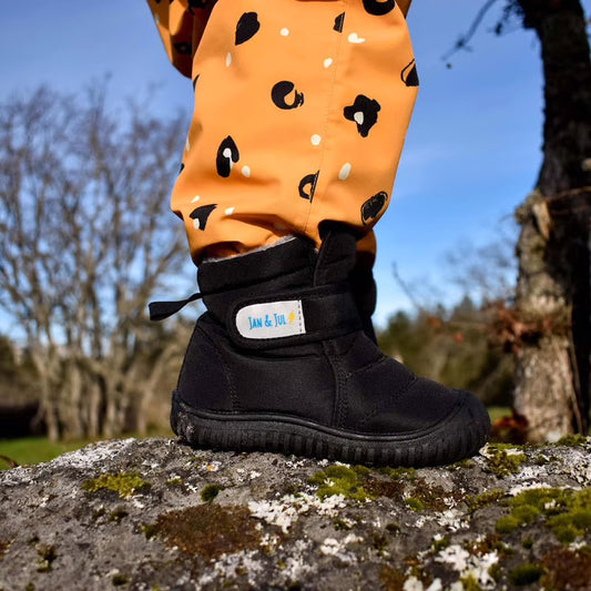 Botte Mi-Saison - Noir - Pointures 4-11 enfant