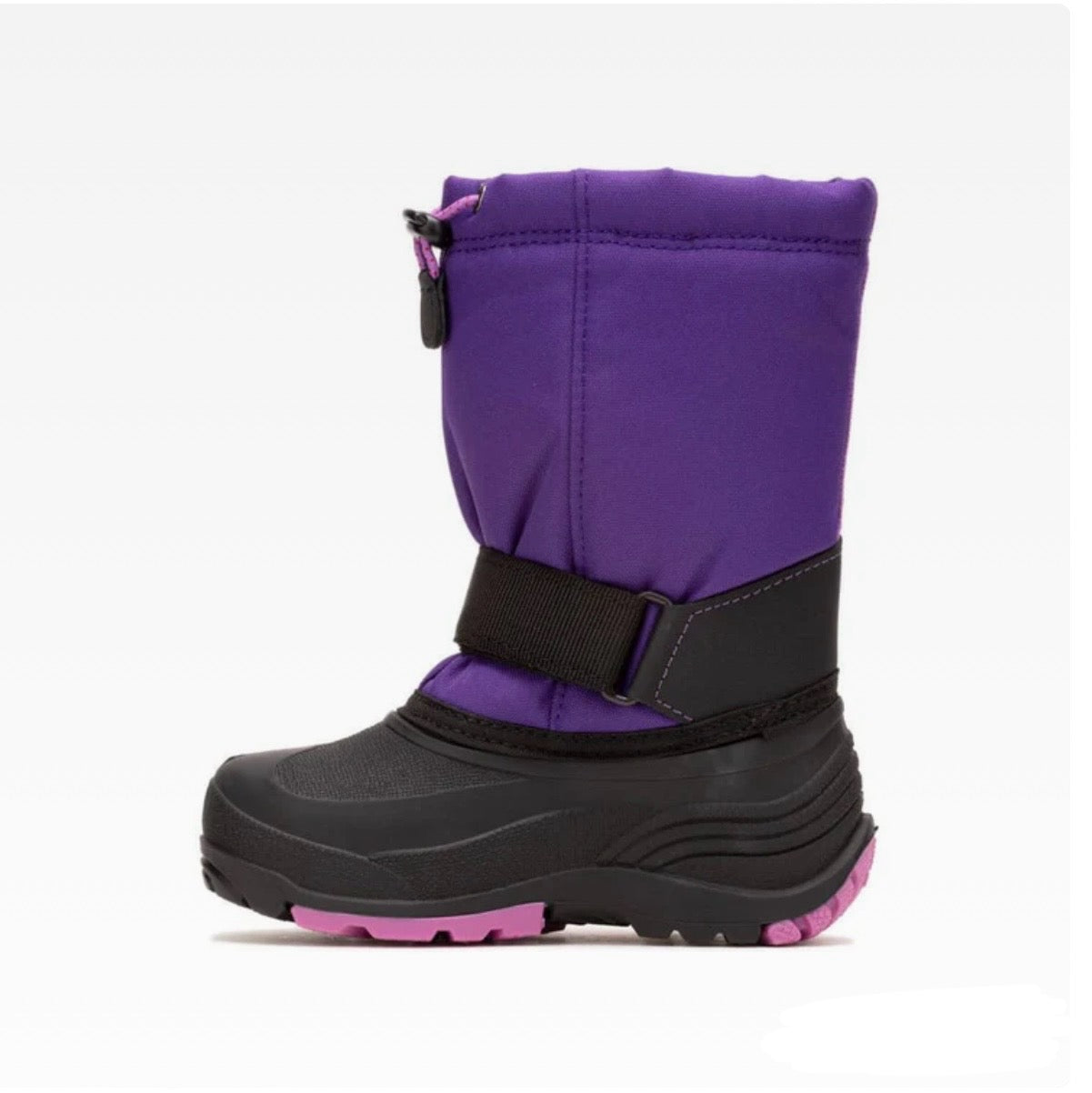 Bottes d'hiver ROCKET - Noir/Violet/Rose- 8E à 3J