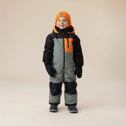 Habit de Neige 1 Pièce - Noir/Sauge - F26PTM609 - 2 à 8 ans