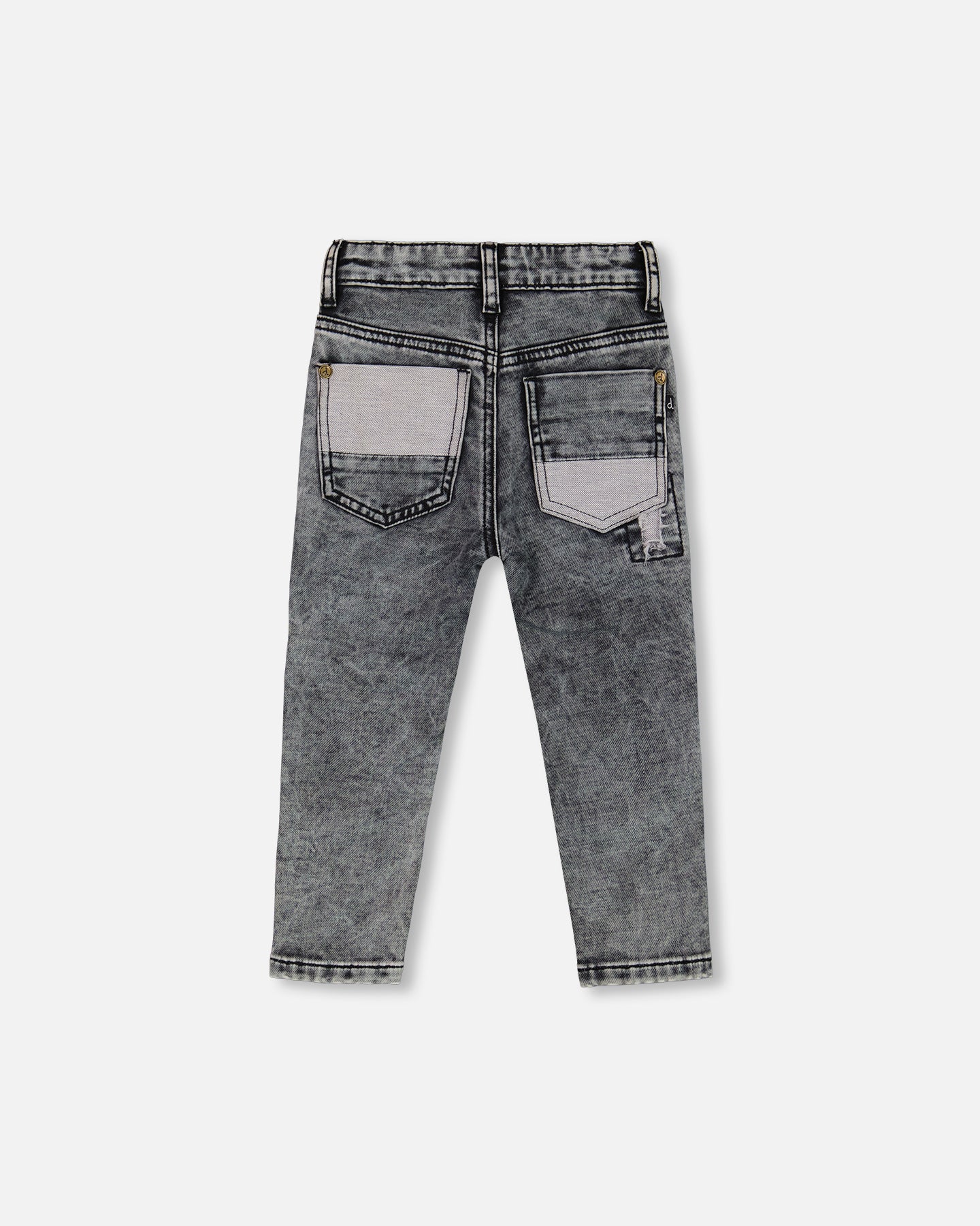 Jeans en denim extensible - Chic, On fête! - G20YB23-124 - 12 à 24 mois