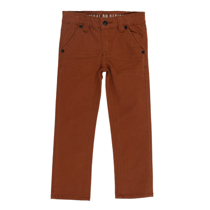 Pantalon brun F2425-02 - 2 à 14 ans