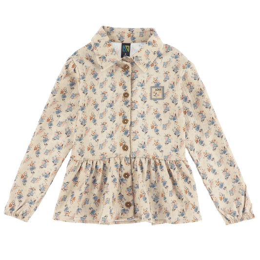 Chemise - Journée en fleurs - F2606-10 - 2 à 10 ans
