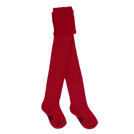 Collant rouge brillant F2430-22 - 2/4 à 12/14 ans