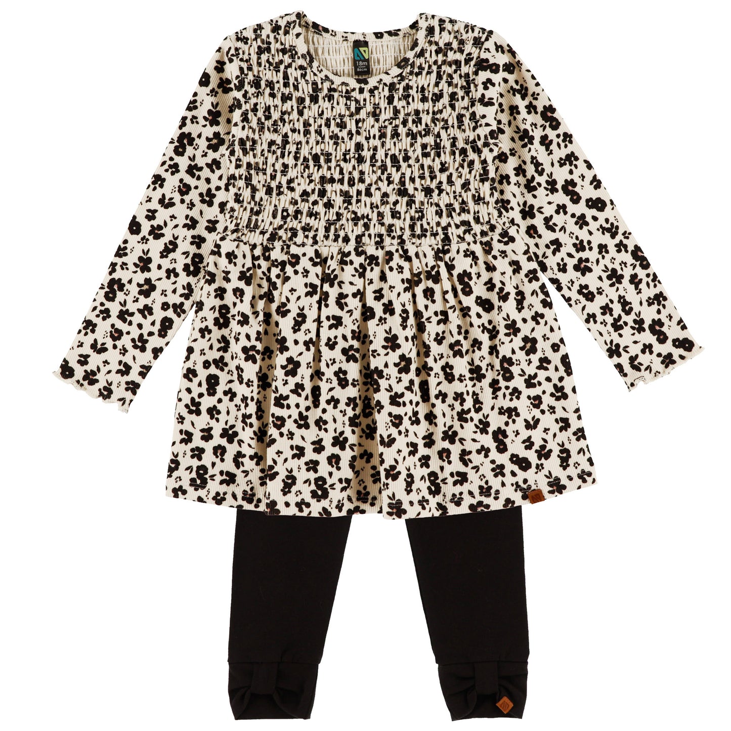 Ensemble tunique et legging - Âme des prairies - F2652-05 - 3 à 24 mois