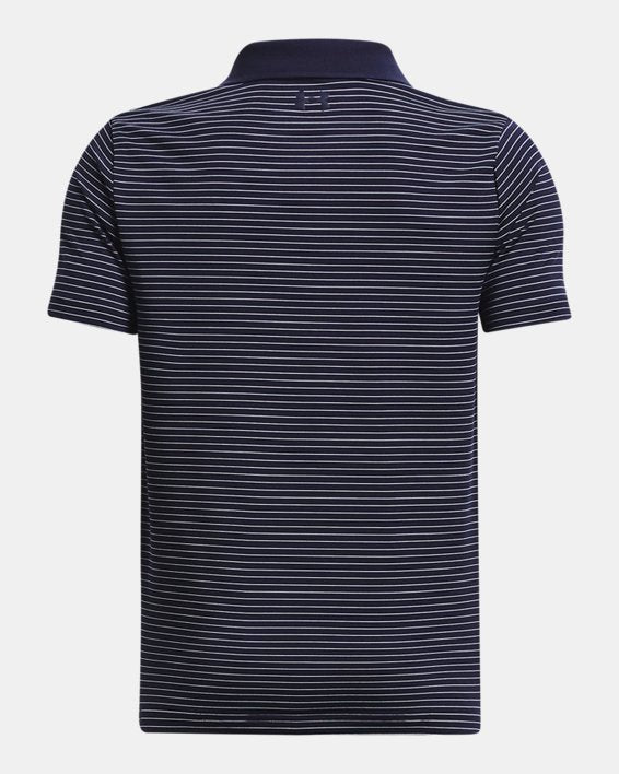 Boys' UA Matchplay Stripe Polo - Marine - 7 à 14 ans