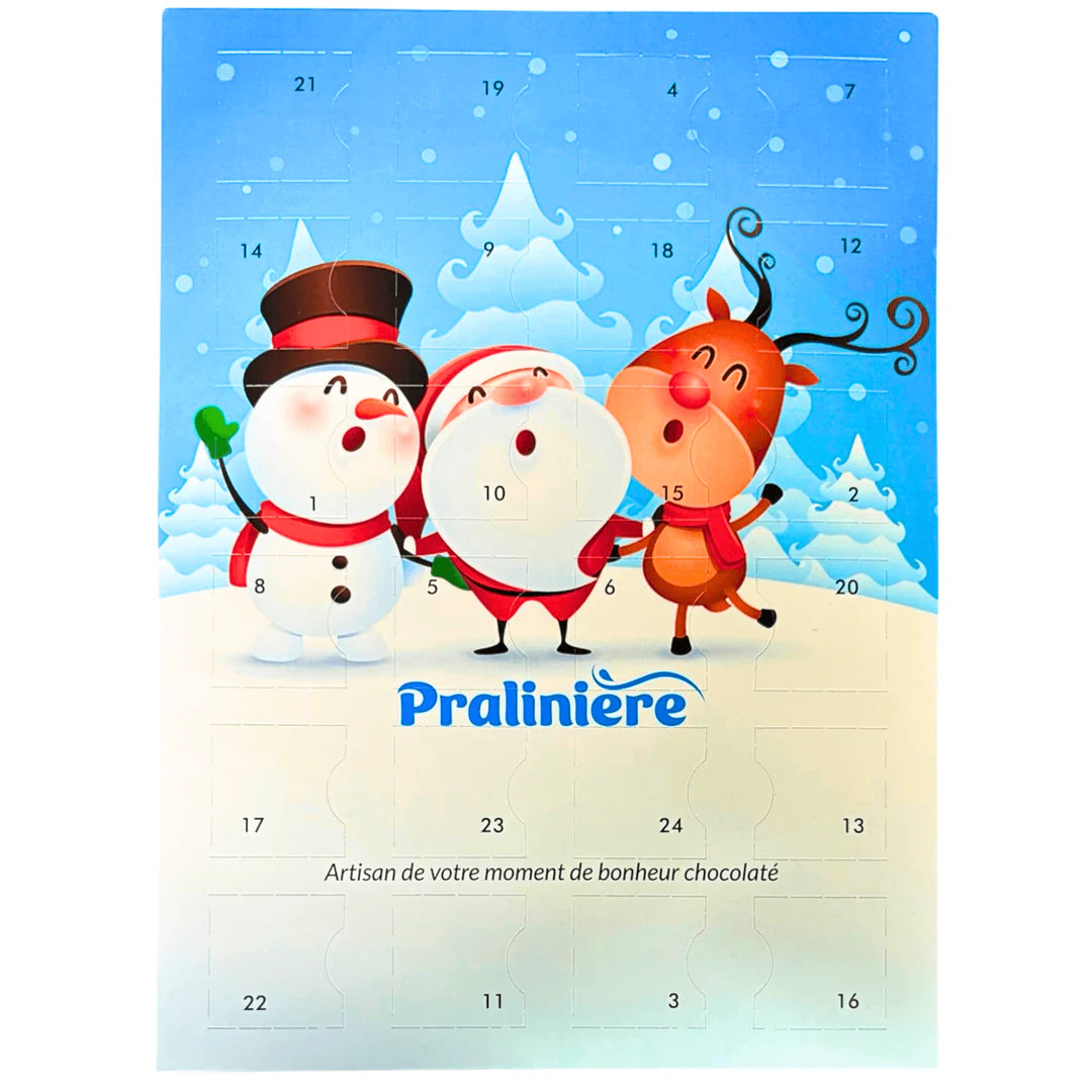 Calendrier de l'avent - Chocolat au lait