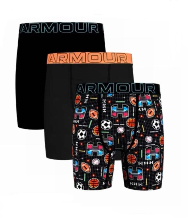 Boxers Performance Tech - Noir/Multi - 8-16ans