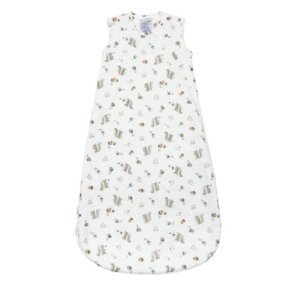Sac de nuit matelassé en bambou - Écureuil (1.0 tog)