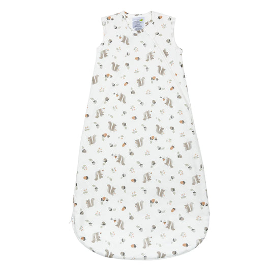 Sac de nuit matelassé en bambou - Écureuil (1.0 tog)