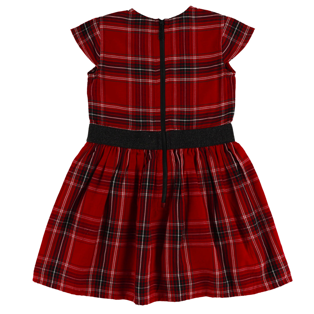 Robe à manches courtes - Le cœur des fêtes - F2630-05 - 2 à 10 ans