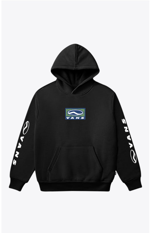 Chandail à capuchon SIDESTRIPE™ SPORTWEAR PULLOVER - Noir -  8 à 14 ans