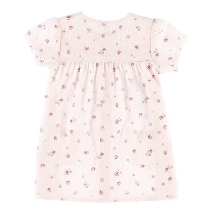 Ensemble tunique et legging 3/4 - Champs de fraises - S2660-08 - Nouveau-né à 24 mois