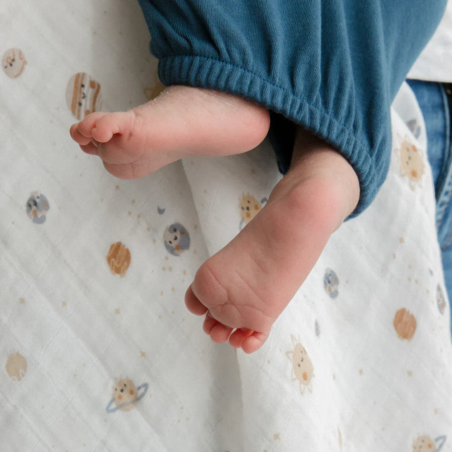 Nuisette en bambou pour bébé - Denim