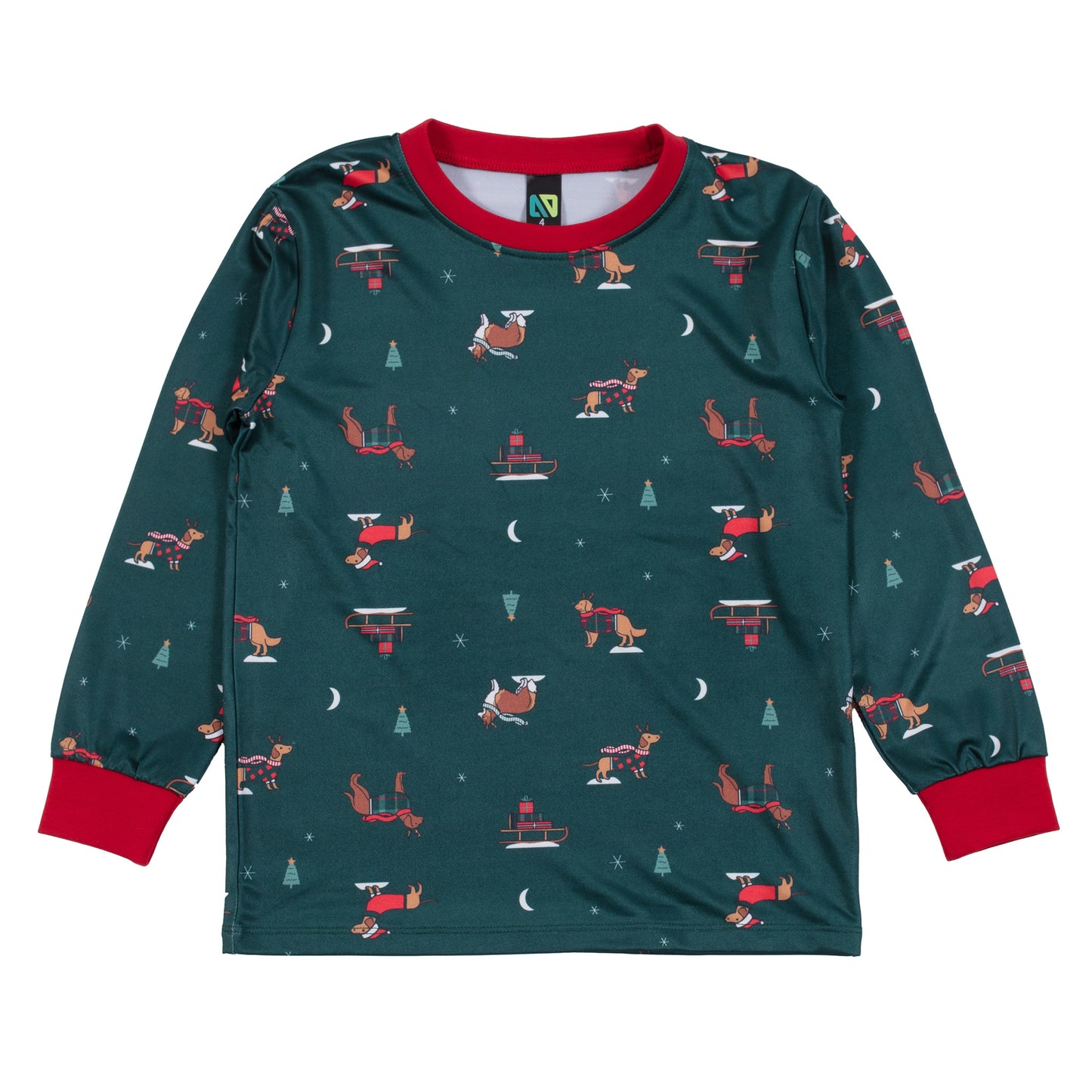 Pyjama deux pièces- Collection des fêtes - F25P17 - 2 à 14 ans