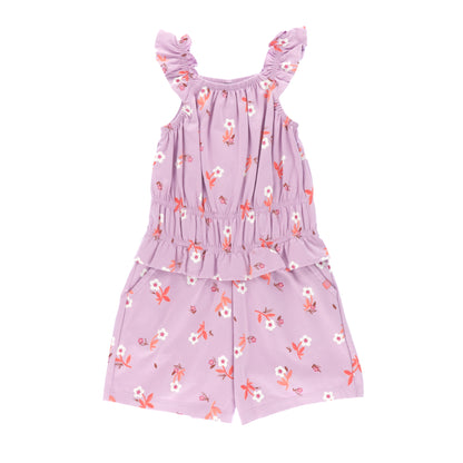 Romper - Journée en fleurs  - S2608-08 - 2 à 10 ans