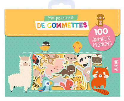 Ma Pochette De Gommettes - 100 Animaux Mignons