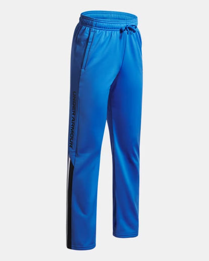 UA Boys' Brawler 3.0 Tapered Pants Bleu Atlantis/Noir  - 7 à 14 ans