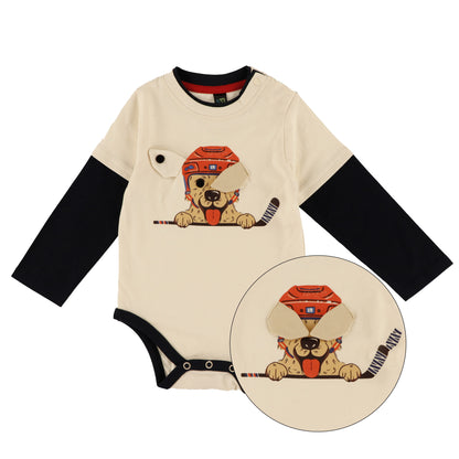Ensemble cache-couche et pantalon - Jour de match - F2653-01 - 3 à 24 mois
