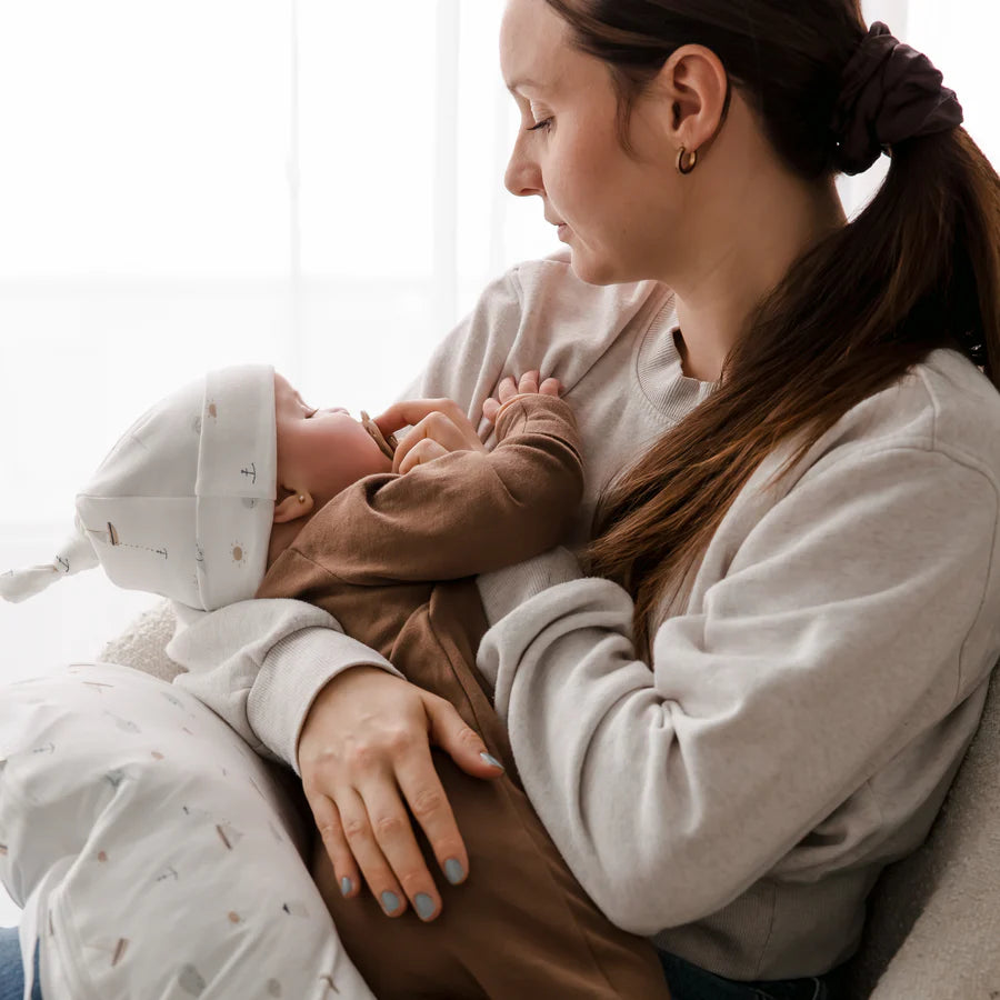 Bonnet à noeud bambou - Océan