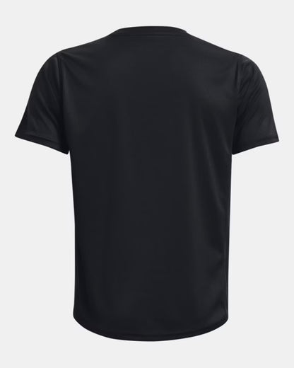 UA Challenger Boys' Training Short Sleeve Noir - 7 à 14 ans
