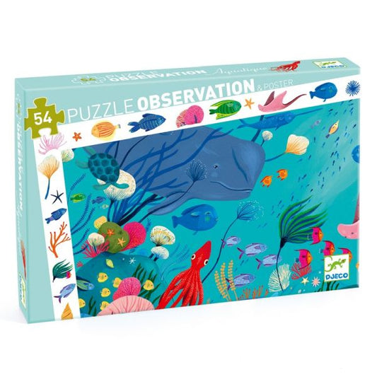 Puzzle observation / Aquatique / 54 pcs